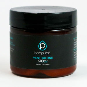 500mg THC-Free Menthol Muscle Rub