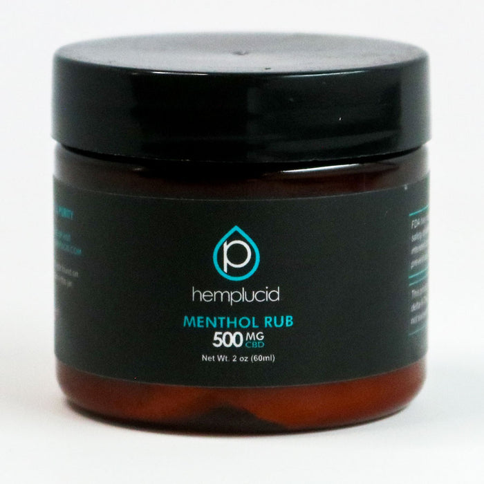 Hemp Isolate Muscle Rub with Menthol, THC-free
